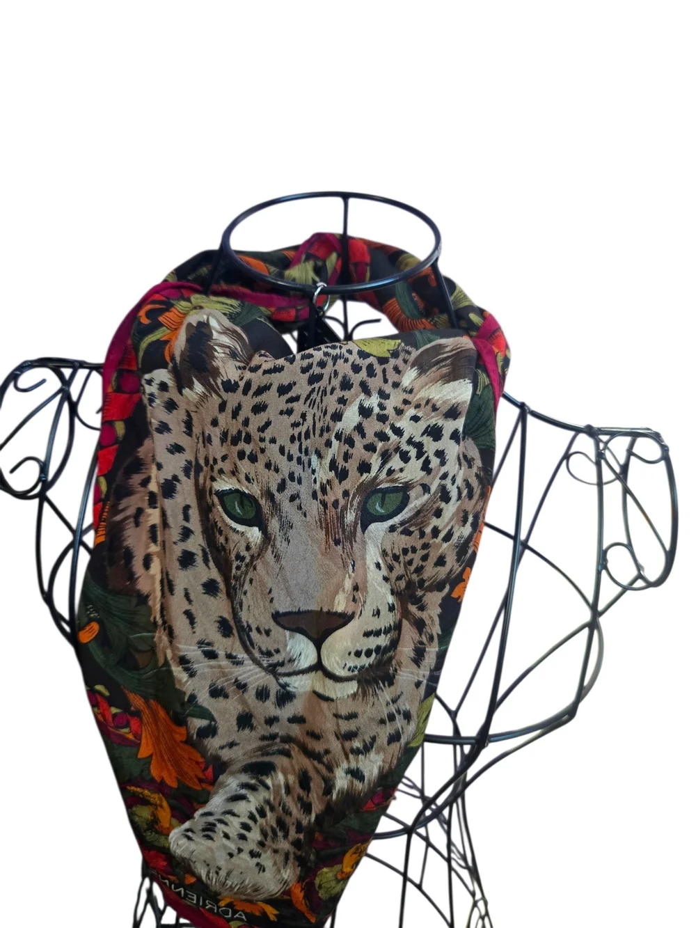 Adrienne Vittadini Multicolor Animal & Baroque Print Scarf